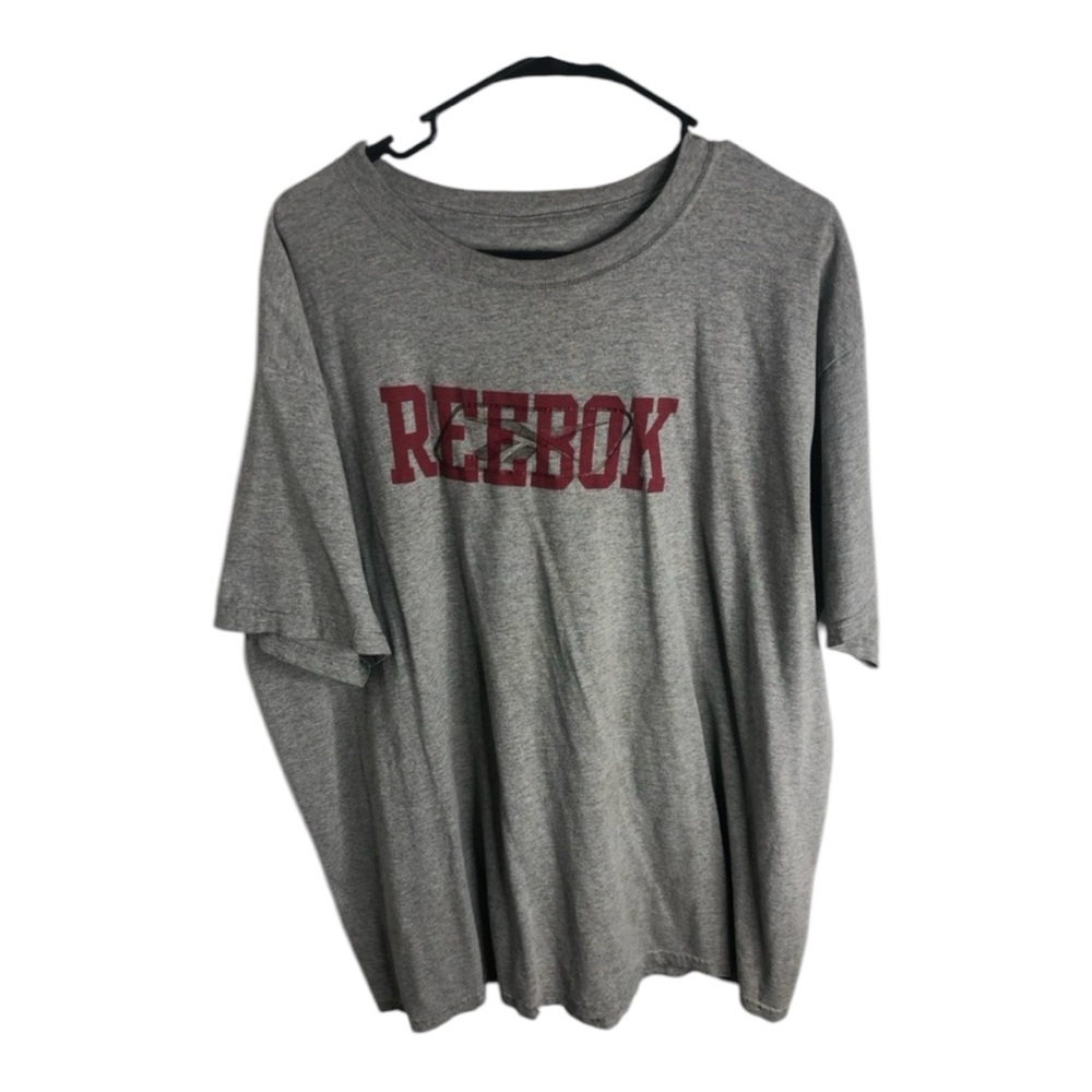 Reebok Men's Gray Short Sleeve Tee Shirt Size XXL Unisex